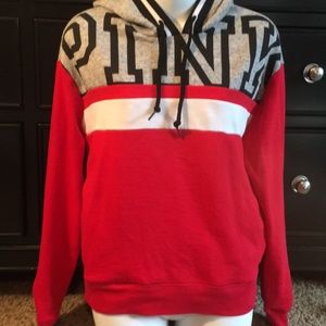 Red Victoria Secret Pink hoodie